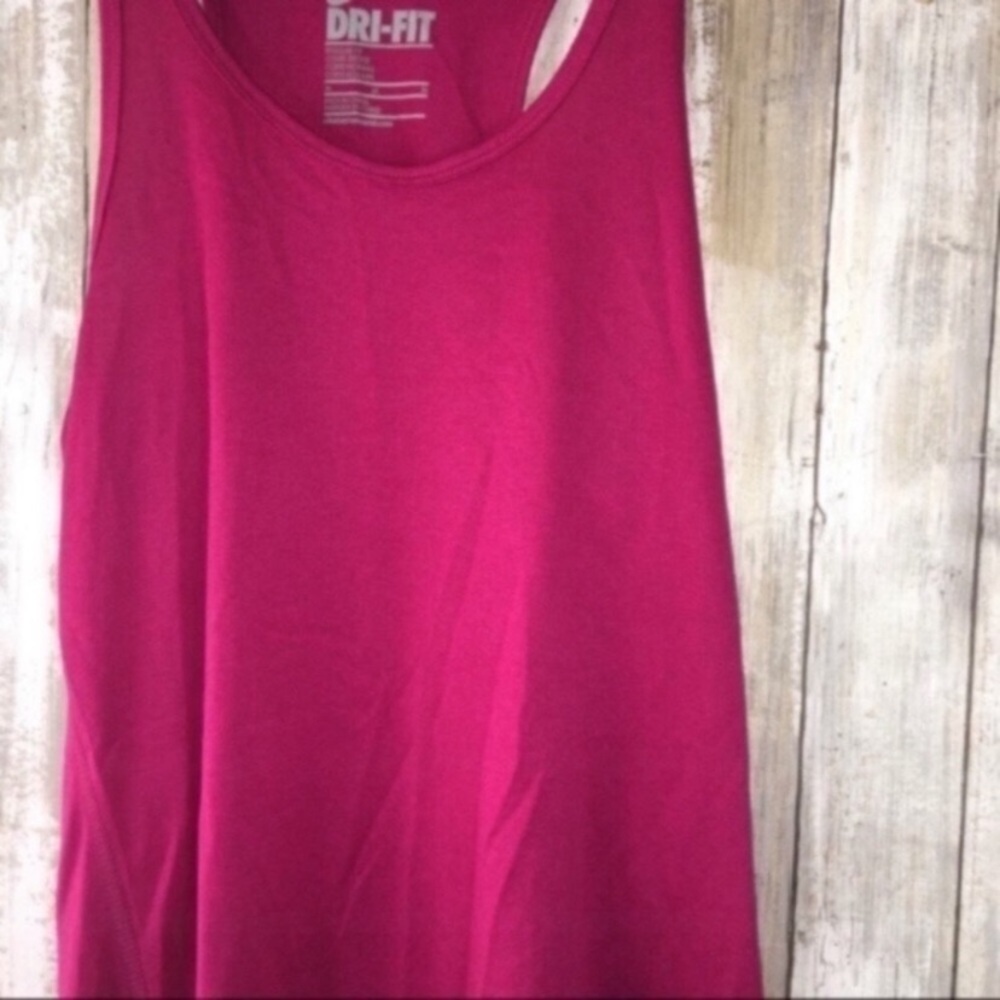 Nike Dri Fit Magenta Tank - Picture 2 of 4